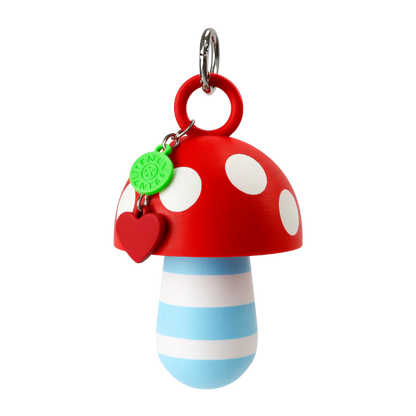 LIPSTICK CASE HONGO RAYAS CELESTE/BLANCO