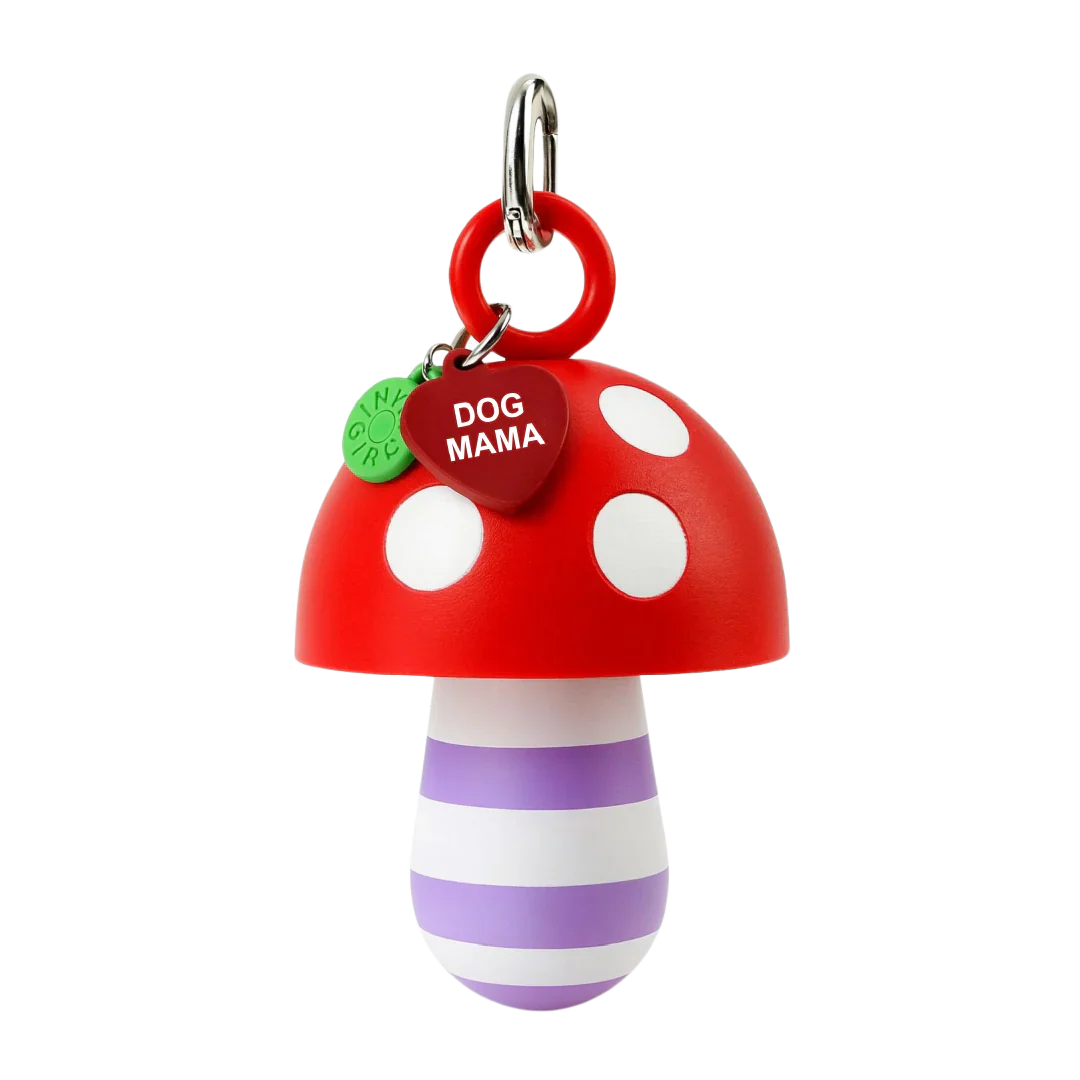 LIPSTICK CASE HONGO RAYAS LILA/BLANCO