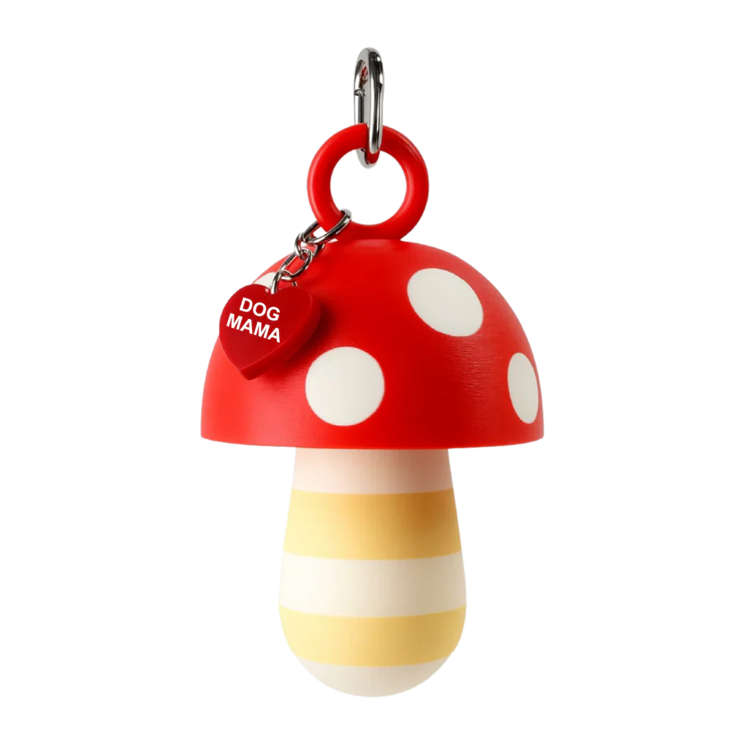 LIPSTICK CASE HONGO RAYAS VAINILLA/BLANCO