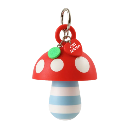 LIPSTICK CASE HONGO RAYAS CELESTE/BLANCO