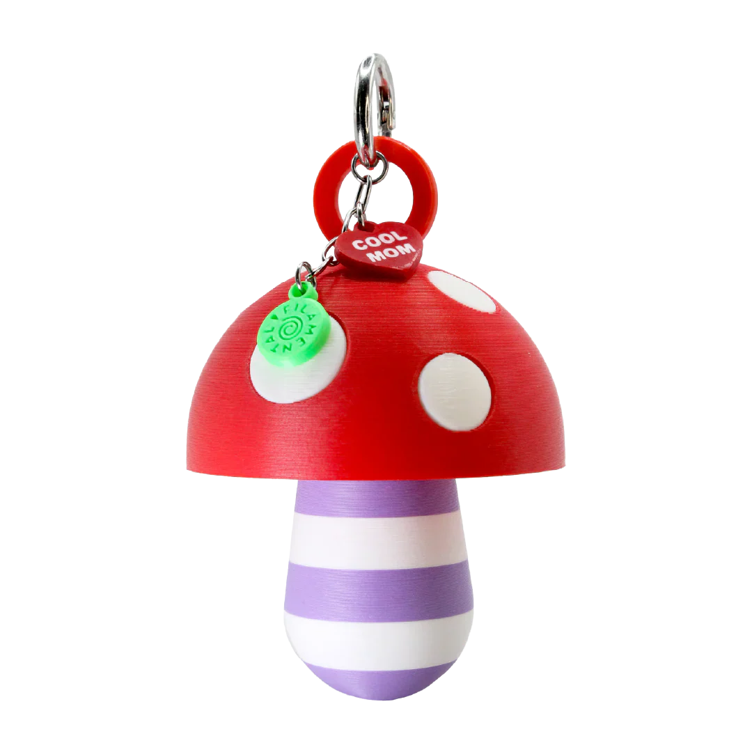 LIPSTICK CASE HONGO RAYAS LILA/BLANCO