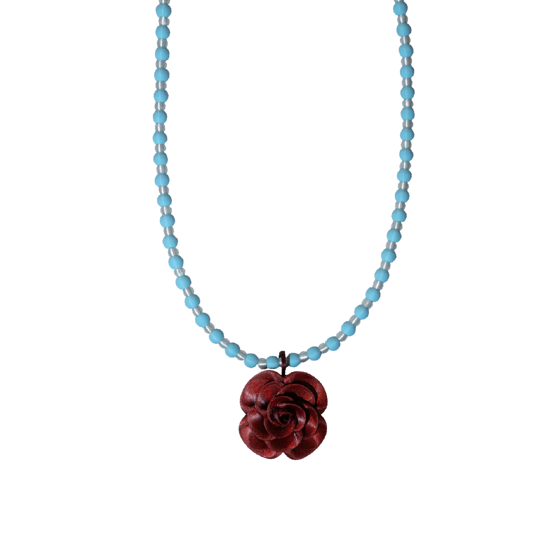 COLLAR PENDULO ROSA