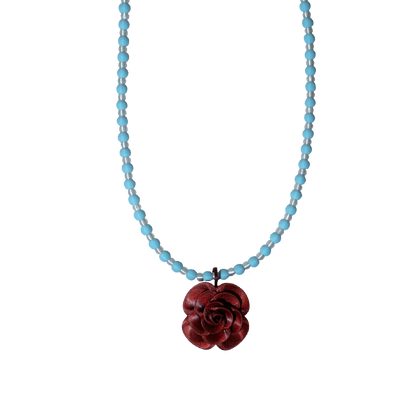 COLLAR PENDULO ROSA