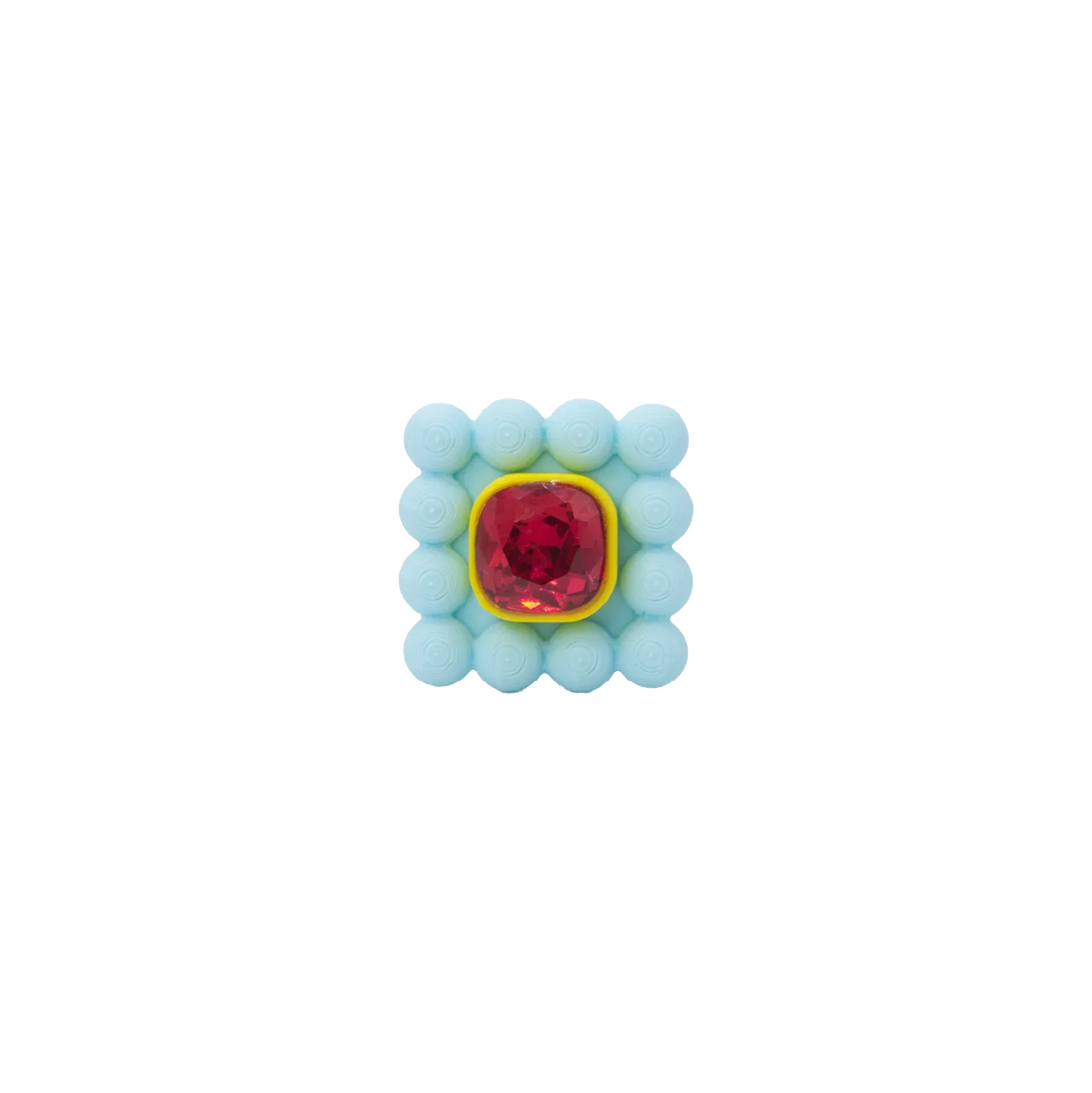 EARCUFF CRYSTAL SQUARE PEARL