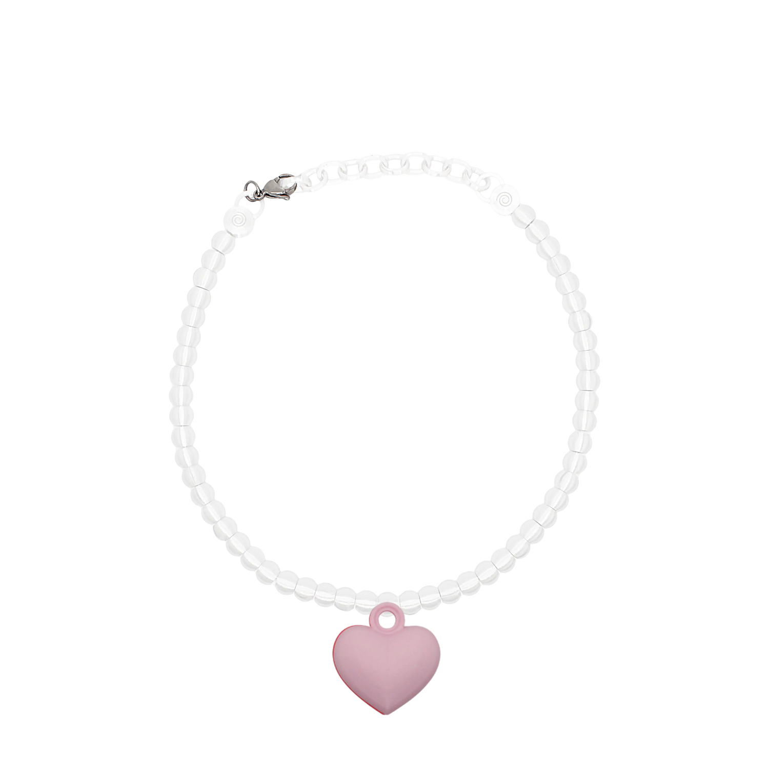 COLLAR CON CADENA DE PERLAS Y DIJE DE RELICARIO