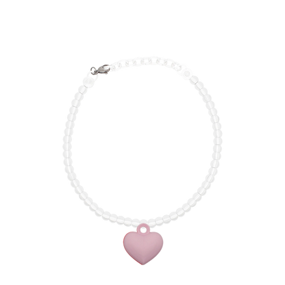 COLLAR CON CADENA DE PERLAS Y DIJE DE RELICARIO