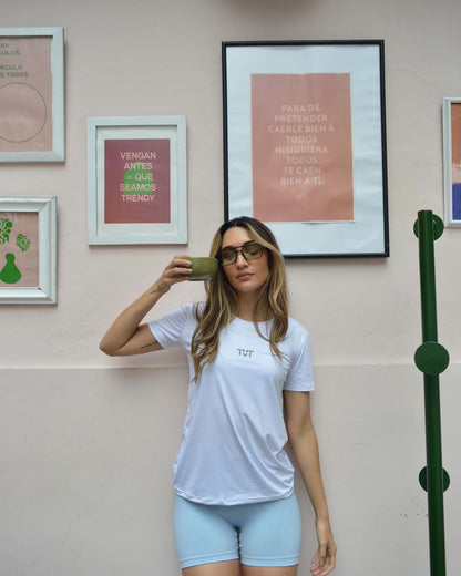 Dry-fit T-shirt White