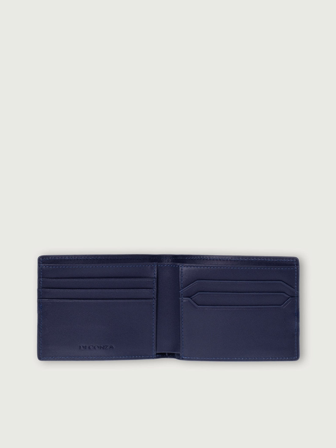 CARTERA DE CUERO ICON GRIS PARA 8 TARJETAS