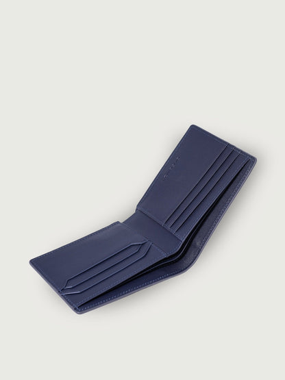 CARTERA DE CUERO ICON GRIS PARA 8 TARJETAS