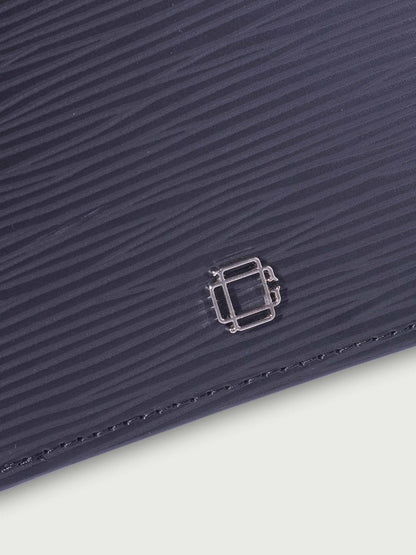 CARTERA DE CUERO ICON NEGRO PARA 8 TARJETAS