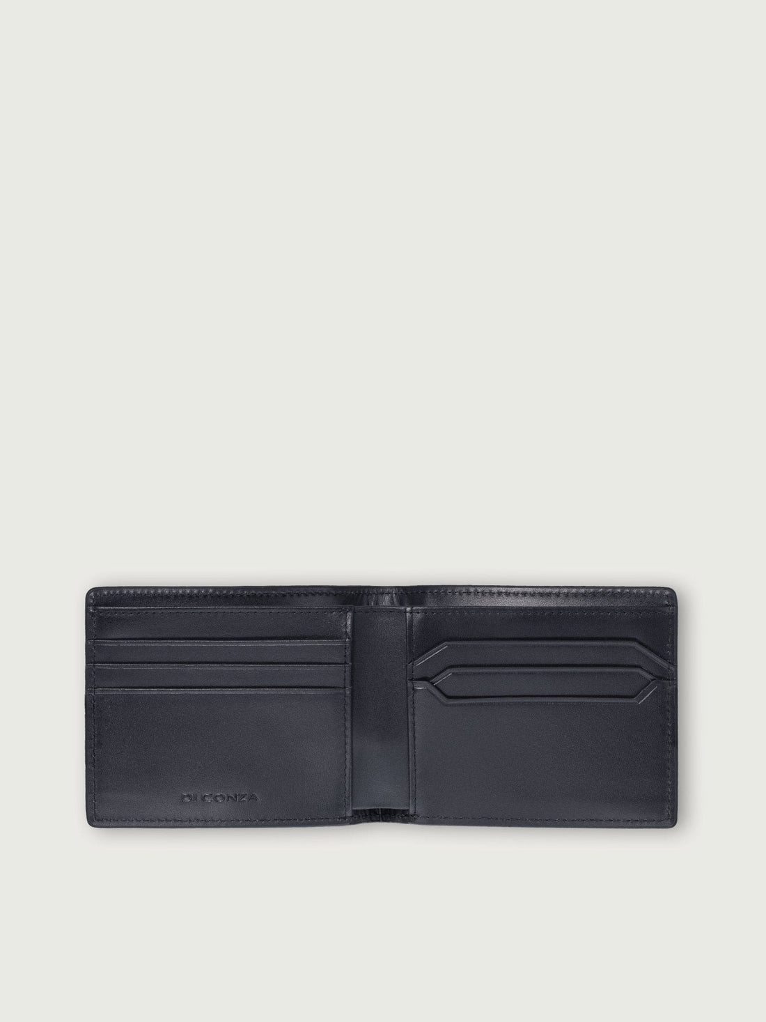 CARTERA DE CUERO ICON NEGRO PARA 8 TARJETAS