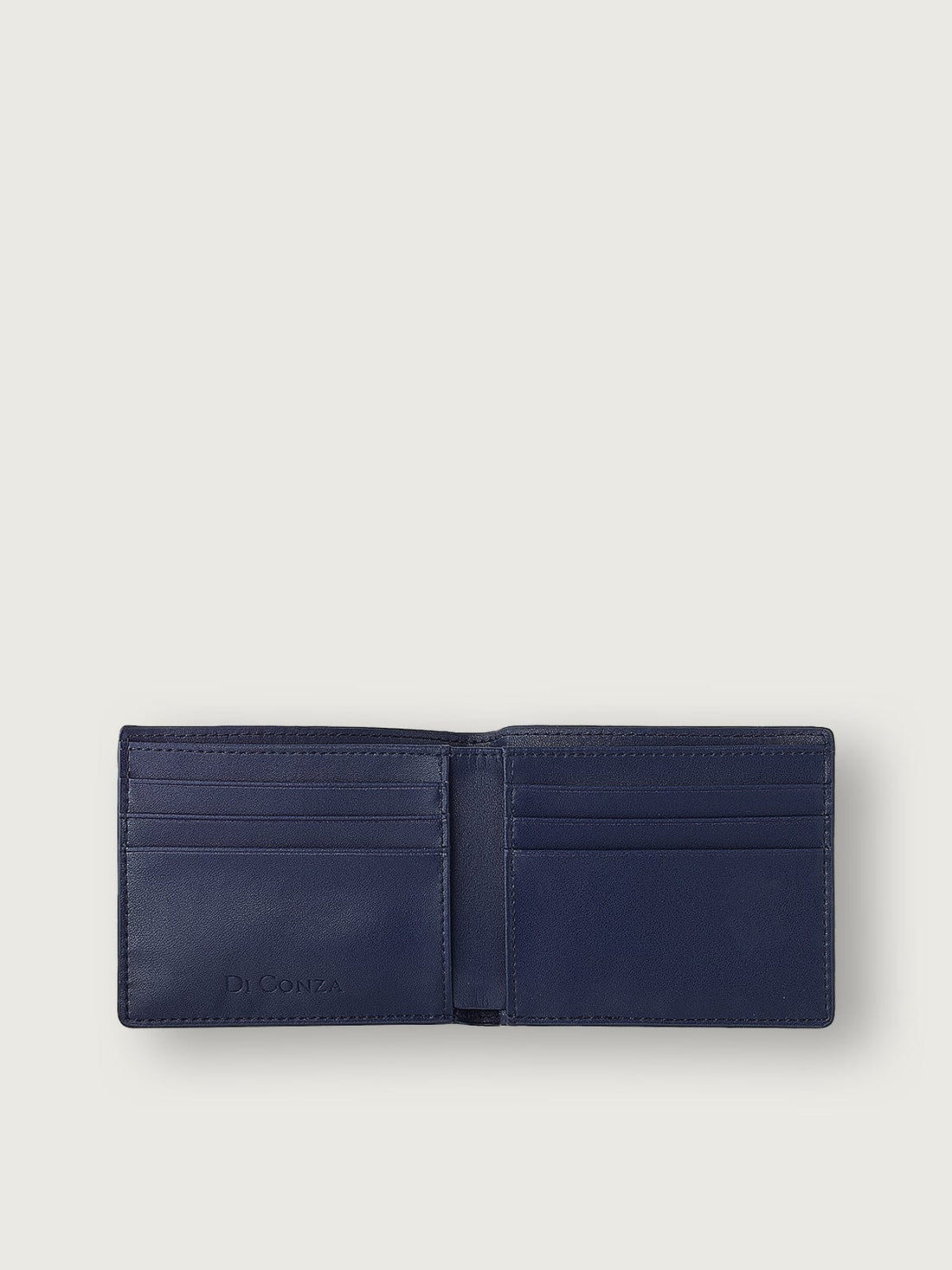 CARTERA MONOGRAMA AZUL PARA 8 TARJETAS