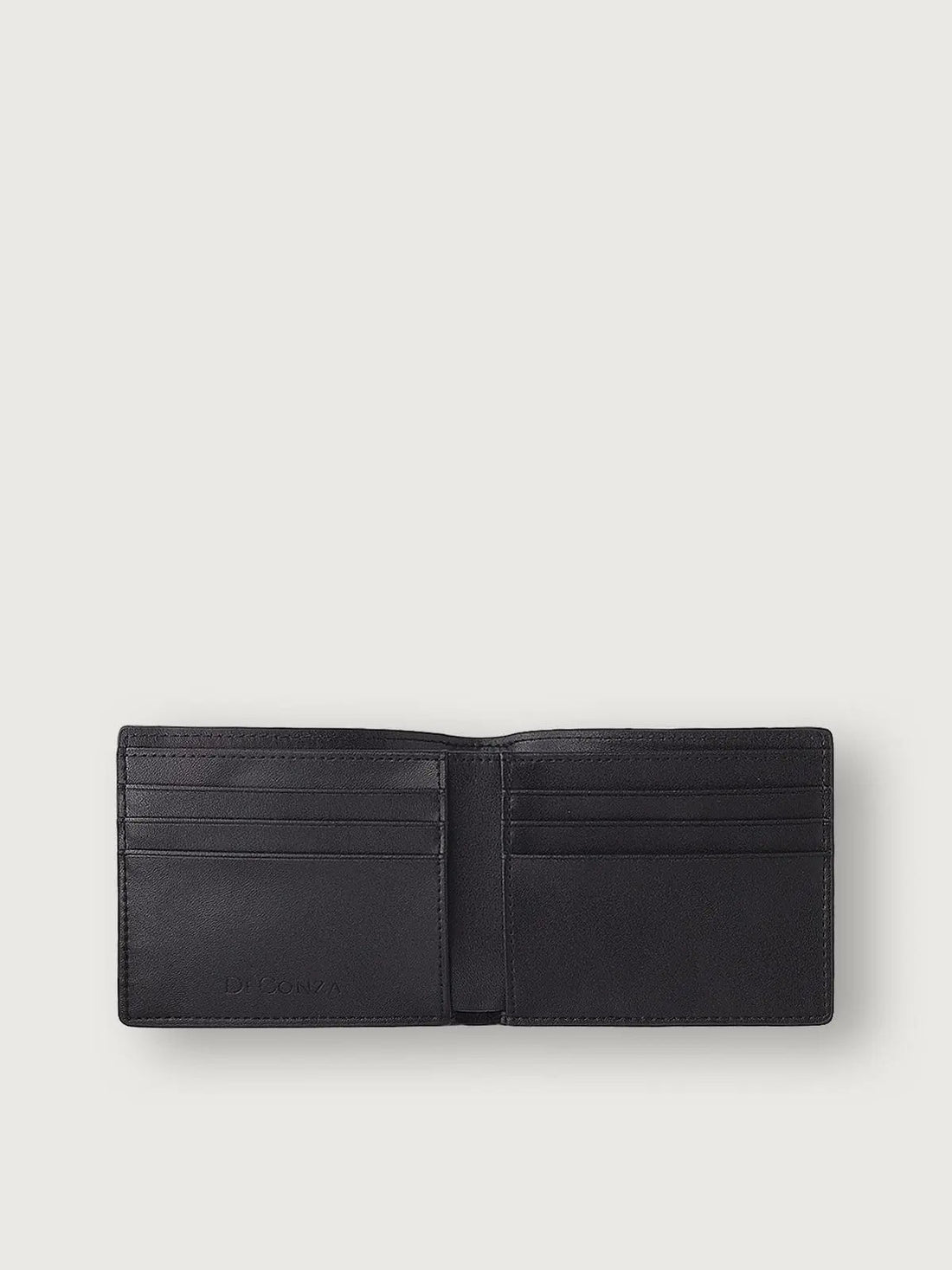 CARTERA MONOGRAMA NEGRO PARA 8 TARJETAS