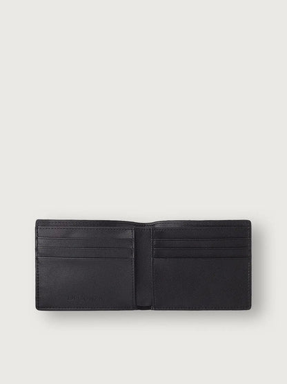 CARTERA MONOGRAMA NEGRO PARA 8 TARJETAS