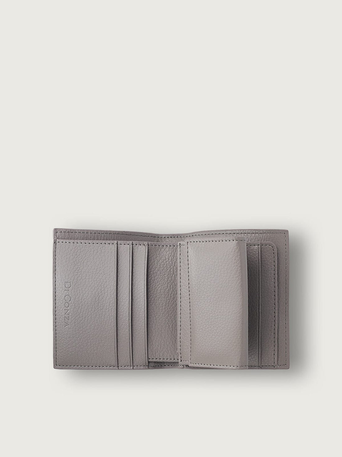 CARTERA CON MONEDERO BICOLOR GRIS OSCURO