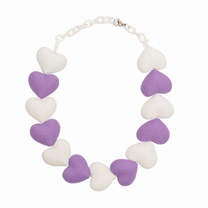 COLLAR GRUESO DE CORAZONES
