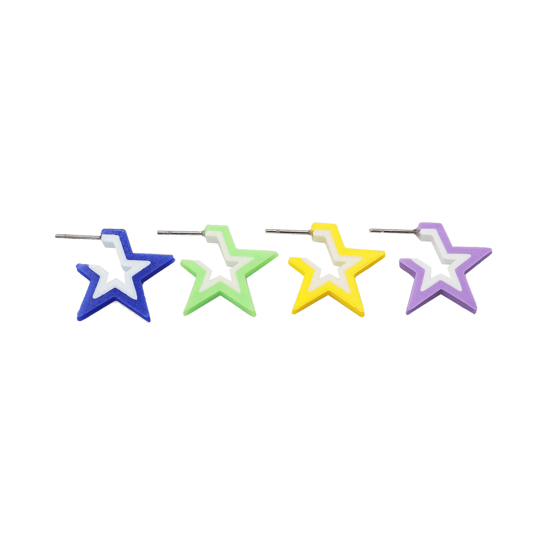 ARETES DE ESTRELLA BABY SET X4