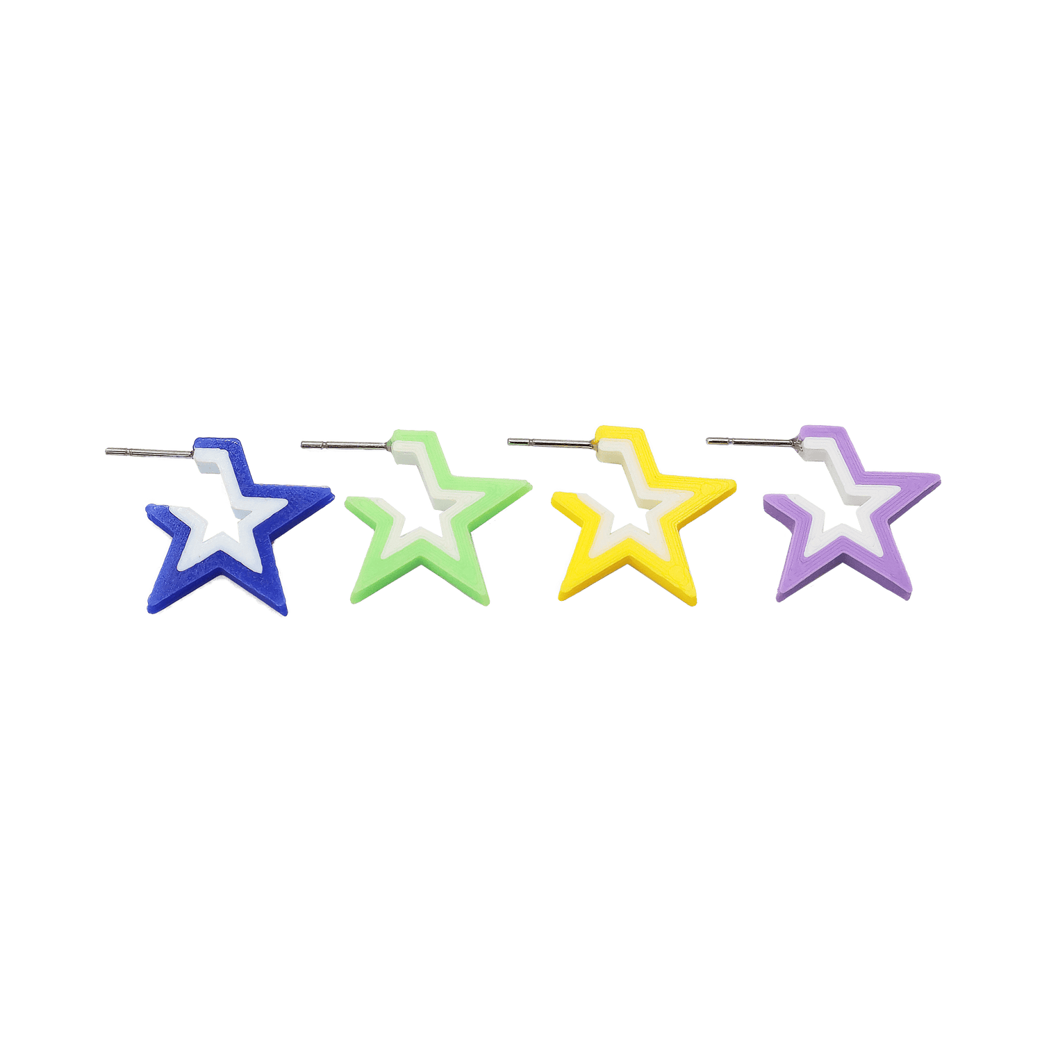 ARETES DE ESTRELLA BABY SET X4