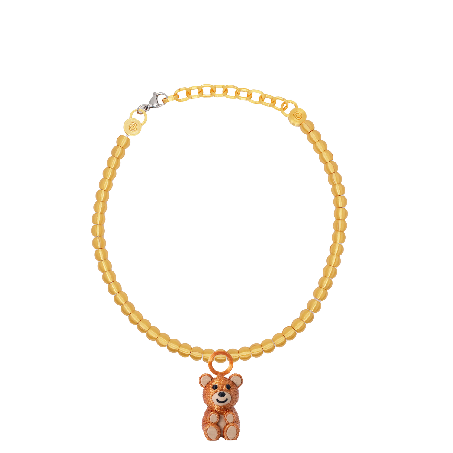 COLLAR DE PERLAS CON DIJE OSO