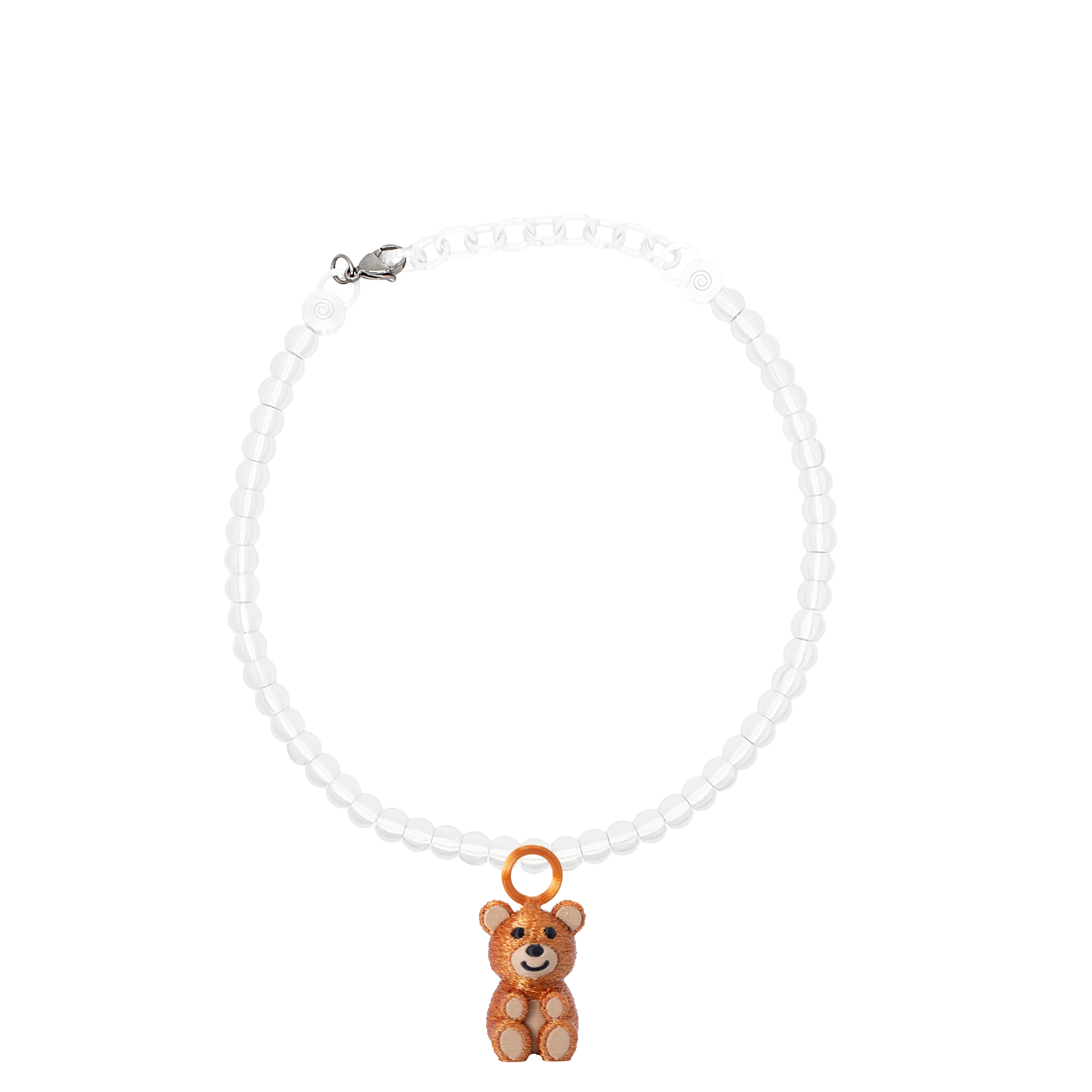 COLLAR DE PERLAS CON DIJE OSO