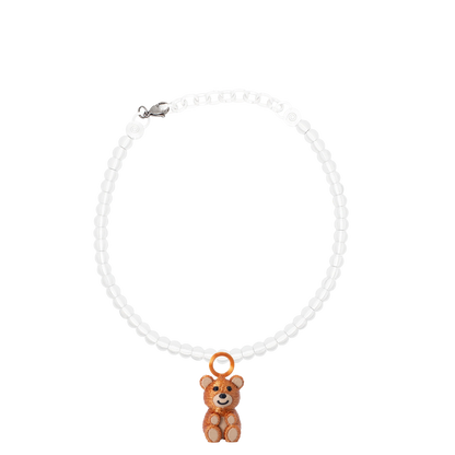 COLLAR DE PERLAS CON DIJE OSO